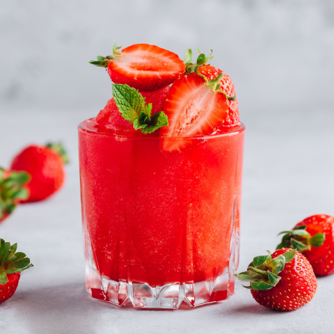 Sweet Strawberry Basil Smoothie