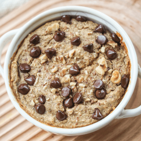 Banana Bread Baked Oats