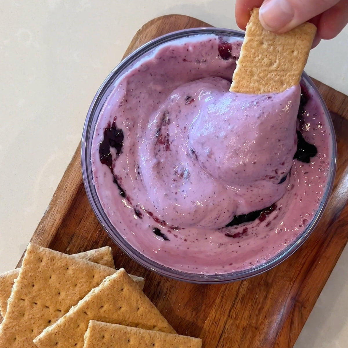 Lemon Blueberry Yogurt Dip